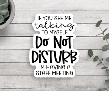 Expression Design Co Expression Design Co - Do Not Disturb Vinyl Sticker